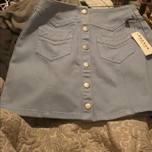 Light Blue jean skirt
